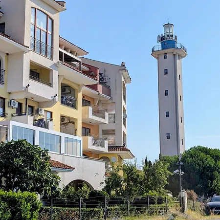 Sea View For Young Family Aheloy, Near Sunny Beach, With Balcony, Pool And Beach,почивка на плажа с балкон, гледка към морето, басейн в ахелой, близо до слънчев бряг Διαμέρισμα Aheloy