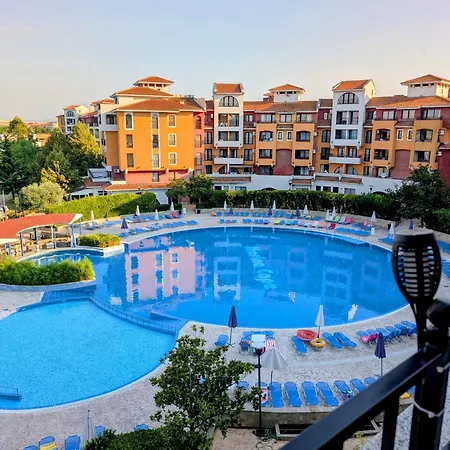 Sea View For Young Family Aheloy, Near Sunny Beach, With Balcony, Pool And Beach,почивка на плажа с балкон, гледка към морето, басейн в ахелой, близо до слънчев бряг Διαμέρισμα Aheloy
